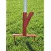 The Original Umbrella Stand - Use Anywhere, Sand or Grass, Easy to Use, Red with Thumbscrews