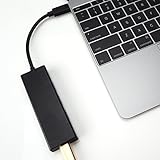 USB PD【USB-C Hub】USB-C to USB 3.0AF Hub (USB PD USB-C Hub, Black) FFP