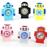One Hundred 80 Degrees Robot Alarm Clock, Assorted