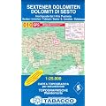Sextener Dolomiten: Wanderkarte Tabacco 010. 1:25000: Hochpustertal