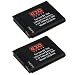 EZOPower 2 x BP-70A Rechargeable Lithium-Ion Battery for Samsung ST72, WB30F, DV150F, ST150F, ST66, ST76, ST700, ST95, ST90, ST65, MV800, PL120, PL100, PL170 Digital Camera
