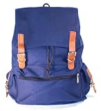 DIAMOND BLUE Canvas Backpack School Bag Cute for School