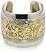 1928 Jewelry Prominence Silver-Tone & Gold-Tone Cuff Bracelet