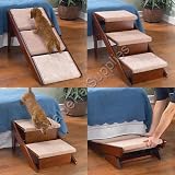 3 Step Pine Wood Dog Ramp / Step