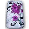 Original Handycop� TPU Silicon Silikon Case H�lle Tasche mit LILA BLUME f�r Samsung I9000 Galaxy S / I9001 Galaxy S Plus + - Lila Bl�ten Blumen DEUTLICH STABILER wie ein normales Silicon Case