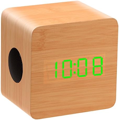 Bluetooth Speaker，NFC Wooden Stereo Mini Wireless Speaker for iPhone iPad HTC Samsung Tablets Smartphones，DaliNova(Natural Wood)