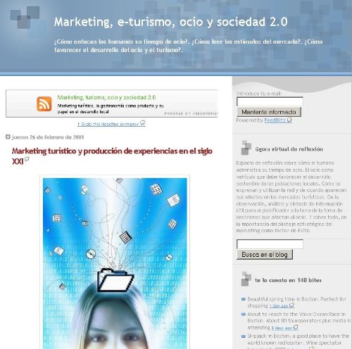 Marketing, e-turismo, ocio y sociedad 2.0 (Spanish Edition)