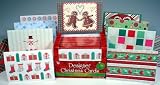 70 Christmas Holiday Greeting Note Cards & Envelopes Box Set (Blank Inside)