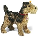 Classic 1935 FELLOW Mohair Terrier Schnauzer Plush Dog, made by Steiff in Germany.