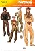 Simplicity Sewing Pattern 2853 Adult Costumes, A (XS-S-M-L-XL)