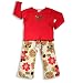 Girl Friends by Anita G - Toddler Girls Pant Set, Red, Tan