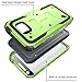 Galaxy S6 Active Case, [Heave Duty] **Slim Protection** i-Blason Armorbox [Dual Layer] Hybrid Full-body Protective Case with Front Cover and Built-in Screen Protector / Impact Resistant Bumpers Cover for Samsung Galaxy S6 Active 2015 Release **Does Not Fit Regular Galaxy S6** (Green)