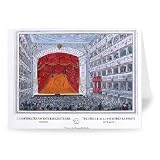 Theater am Karntnertor Vienna (aquatint) by.. - Greeting Card (Pack of 2) - 7x5 inch - Art247 - Standard Size - Pack Of 2