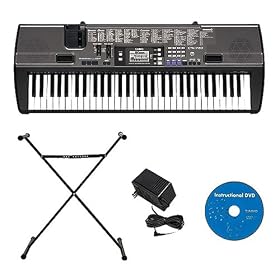 Casio 61-Key Portable Keyboard with Stand - Black (CTK720STAD) by 