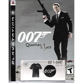 James Bond 007 Quantum of Solice with Limited Edition 007 T-Shirt (PS3)