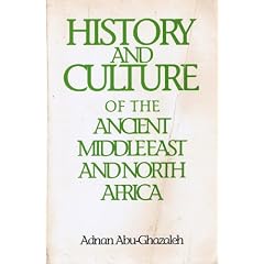 History and Culture of the Ancient Middle East and North Africa