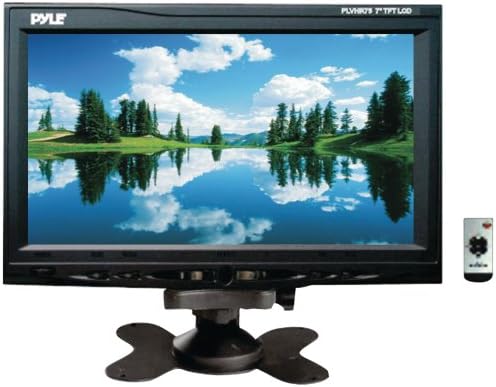 PYLE PLVHR75 7"" Headrest Monitor with Stand & Headrest Shroud Computer, Electronics
