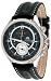 Orient #CTD0T002B Men's Chronograph Alarm Watch with Black Leather Strap