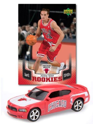 NBA Chicago Bulls Joakim Noah Mini Diecast Car with Trading Card