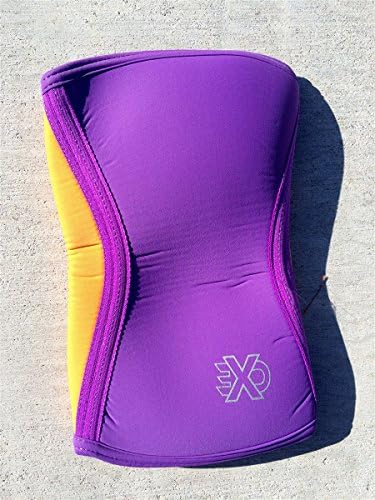 ExoSleeve - Core Series - 5mm Knee Sleeve (Purple/Orange, Small)