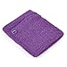 GOGO Thick Solid Color Wristband with Zipper / Wrist Wallet - Purple