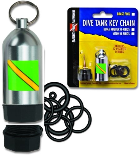 Scuba Diving Tank O-Ring Dive Kit Keychain with Pick (FREE SHIPPING), Nitrox
