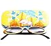 Fashion Hand Painted Half Lens Pink Flamingo Design Reading Glasses with Hard Case Sp...