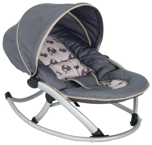 Herlag H8960-1330 - Wippe Modica, grau/Elefant-Maus