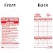 ZING 7016 Eco Safety "Fire Extinguisher Recharge & Reinspection Record" Tag, Plastic, 5-3/4" Height, 3" Width, Red/White (Pack of 10)