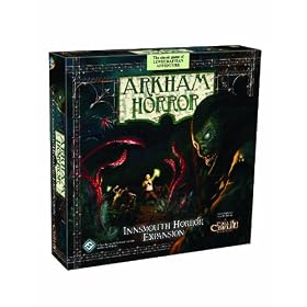 Arkham Horror: Innsmouth Horror Expansion [With 272 Cards and Tokens, Stands, Board Markers and Gameboard and Rule Book and 26 Sheets]