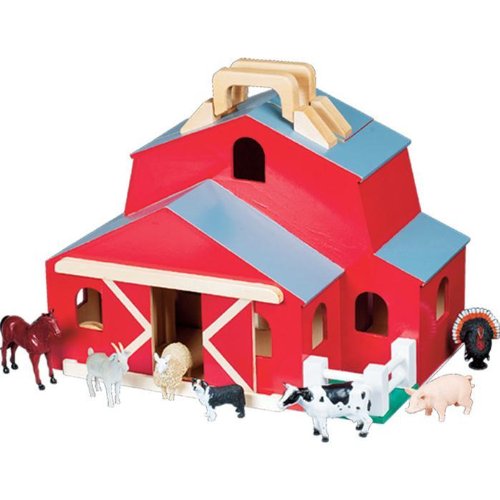 Childrens Toyshop  Toys : Melissa & Doug Fold & Go Barn