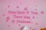 Main Street Wall Creations Sticker - Once Upon A Time There Was A Princess....