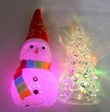 Xmasclub LED���Ρ��ޥ�/�ĥ꡼ ��2�ĥ��åȡ� ���Ӽ� ��η뾽�� ���ꥹ�ޥ�/����ߥ͡������/�꡼��/����/�ѡ��ƥ������å� snowman & tree