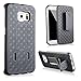 Galaxy S6 Edge Case - Debin Heavy Duty Galaxy S6 Edge Belt Clip Holster Case Hybrid Armor Cover Protector with Kickstand For Samsung Galaxy S6 Edge - Belt Case Holster - Black