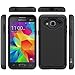 Galaxy J3 V Case, Galaxy Sol Case, Galaxy J3 Nova Case, Galaxy J3 2016 Case, CoverON [HexaGuard Series] Slim Hybrid Hard Phone Cover Case for Samsung Galaxy J3 V / J3 (2016) / Galaxy Sol Black