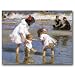 Children Playing at the Seashore - Gift Enclosure Cards (set of 12)