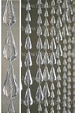 Raindrops Crystal Clear Beaded Curtains (Non Iridescent)