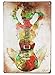 ERLOOD Music Guitar Girl Retro Vintage Tin Sign 12 x8