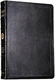 ESV, Large Print Bible (Premium Calfskin Leather, Black, Red Letter)