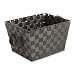 Whitmor  6581-1980-ESPR  Small Woven Strap Tote, Espresso