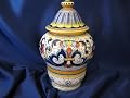 Deruta Ricco Biscotti & Apothecary Jar from Italy