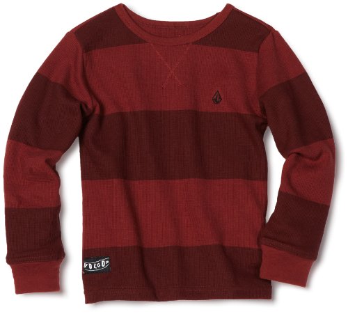 Volcom Boys 2-7 Chlunk Long Sleeve Thermal Youth Shirt, Washed Out, 2T