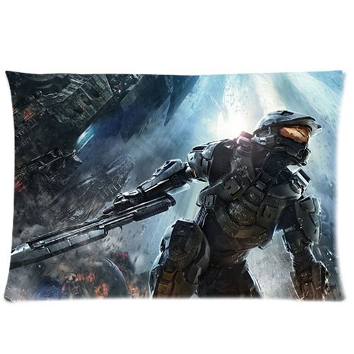 Halo Game Pillowcase Pillow Case Cover Standard 20x30 (Two Sides)