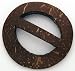 Sarong Tie, Coconut Shell - Split Circle