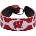 Wisconsin BadgersTeam Color Basketball Bracelet