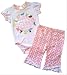 Baby Nay It's A Small World Pink "Peace" Bodysuit and Pant Set - 18 months