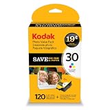 Kodak 8153975 Photo Value Pack with 120 SH 4X6 Premium Paper and 30 Color Cartridge