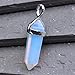 Ayliss® Quartz Crystal Healing Point Chakra Cut Gemstone Pendant for Necklace (Opalite)