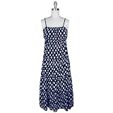 Black & White Polka Dot In Dot Empire Waist Long Sun Dress