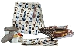 Kids Konserve Waste-Free Lunch Kit (Navy/Mud)
